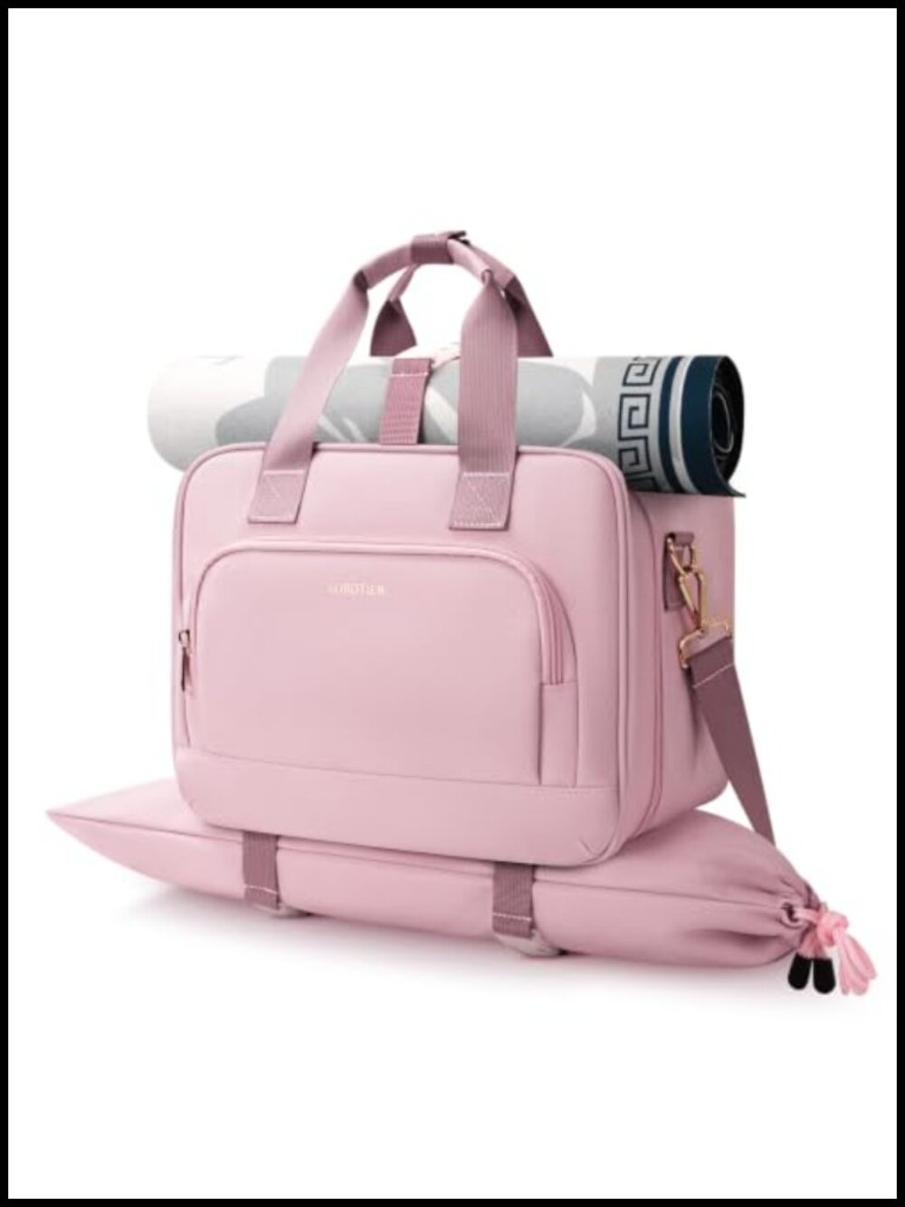 2-Pack Mahjong Carrying Bags with Rack Compartment, Tiles Storage, Travel Tote